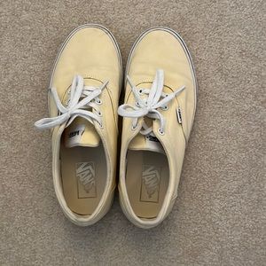 Used Vans Off The Wall Canvas Laced Shoes